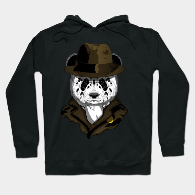 Panda Rorschach Hoodie by LegendaryPhoenix